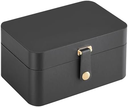 SONGMICS Jewelry Box, Travel Jewelry Case, 2-Layer Jewelry Holder Organizer, 4.6... - Image 8