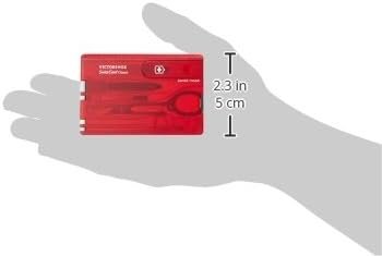 Victorinox Swiss Army Swiss Card, Translucent Ruby - Image 11