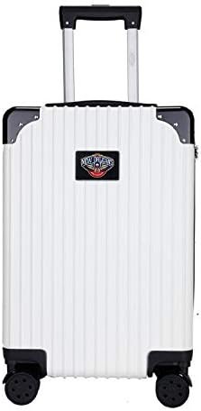 NBA Two-Tone Premium Carry-On Hardcase Luggage Spinner - Image 2