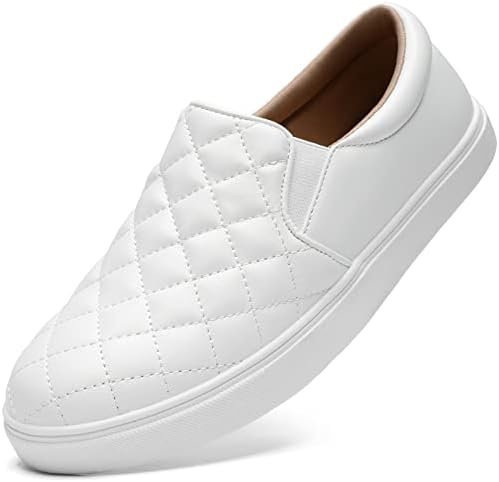 STQ Loafers for Women Memory Foam Slip On Sneakers EleeS Quilted 1.0 Comfort Fal... - Image 2