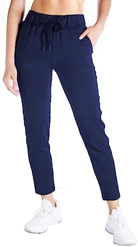 Yogipace Petite/Regular/Tall Women's 7/8 On The Fly Pants Drawstring Casual Loun... - Image 2