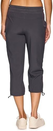 RBX Active Women's Cargo Capri Pant with Pockets Fashion Lightweight Woven with ... - Image 3