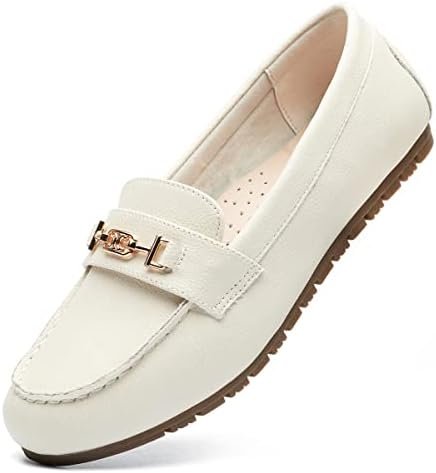 DeYashopin Women's Flats Shoes Leisure Shoes Slip On Work Shoes Comfort Walking ... - Image 2