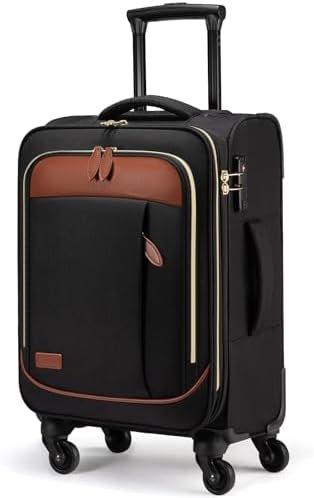 LOVEVOOK Carry On Luggage 22x14x9 Airline Approved with TSA Lock, Soft Suitcases... - Image 10