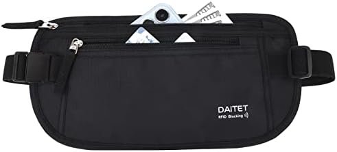 DAITET Money Belt - Passport Holder Secure Hidden Travel Wallet with RFID Blocki... - Image 2