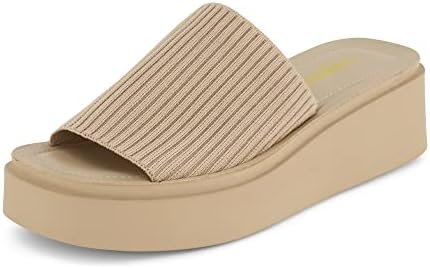 CUSHIONAIRE Women's Pim knit platform sandal with +Memory Foam - Image 2