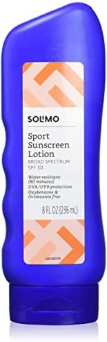 Amazon Brand - Solimo Sport Sunscreen Lotion, SPF 30, Formulated without Octinox... - Image 2