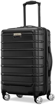 Samsonite Omni 2 Hardside Expandable Luggage with Spinner Wheels, Black, Pro Car... - Image 2