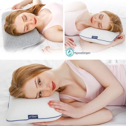 Travel & Camping Comfortable Memory Foam Pillow with Extra Cotton Cover – Easy t... - Image 3
