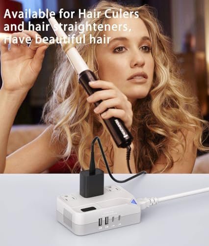 Universal 100V-220V Travel Converter,250W Voltage Converter with 2 USB and 2 USB... - Image 4