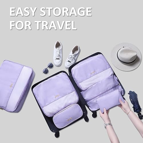 COVAX Packing Cubes for Suitcases, 5 Set Travel Luggage Organizer Bags and Stora... - Image 9