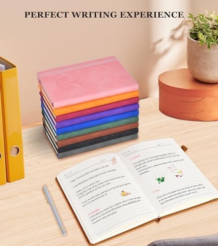 Lined Journal Notebook for Women and Men,Hardcover Leather Journaling Notebook f... - Image 7