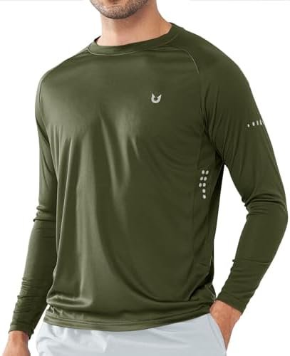 NORTHYARD Men's Sun Protection UPF 50+ Shirts Long Sleeve Running Workout Athlet... - Image 2