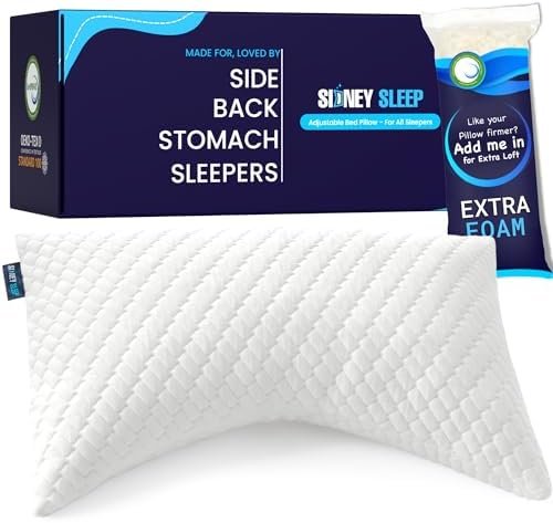 Sidney Sleep Pillow for Side and Back Sleepers - Comfort for Neck and Shoulder P... - Image 2