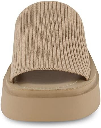 CUSHIONAIRE Women's Pim knit platform sandal with +Memory Foam - Image 4