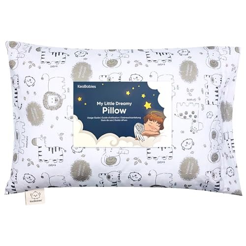 Toddler Pillow with Pillowcase - 13x18 My Little Dreamy Pillow, Organic Cotton T... - Image 2
