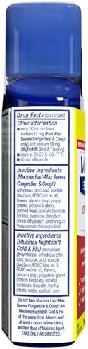 Mucinex Fast-Max & NightShift Combo Pack - Max Strength Cough & Cold Medicines F... - Image 11