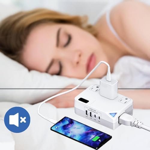Universal 100V-220V Travel Converter,250W Voltage Converter with 2 USB and 2 USB... - Image 10