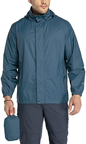 33,000ft Packable Rain Jacket Men's Lightweight Waterproof Rain Shell Jacket Rai... - Image 2
