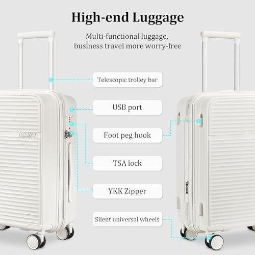 Joyway Carry on Luggage Airline Approved, Expandable 20 Inch Carry-on Suitcase w... - Image 8