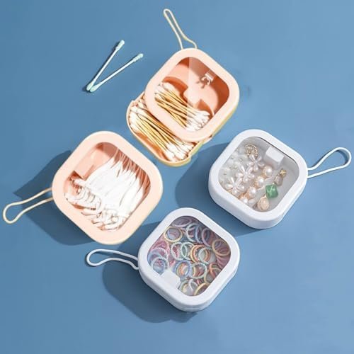 4pcs Hair Tie Organizer,Small Portable Hair Tie Holder Clip Jewelry Organizer fo... - Image 2