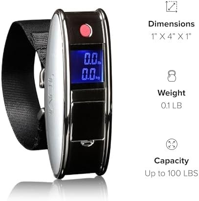 TUMI - Digitial Weighing Luggage Scale - Travel Accessories for Suitcase - Gun M... - Image 8