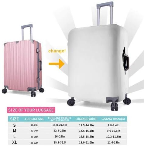 Moslion French Bulldog Travel Luggage Cover Funny Animal Cute Lovely Pet Geometr... - Image 6