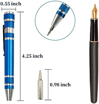 SWATOM 8 in 1 Mini Screwdriver Set Small Screwdrivers Pen Magnetic Repair Tools ... - Image 5