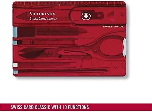 Victorinox Swiss Army Swiss Card, Translucent Ruby - Image 4