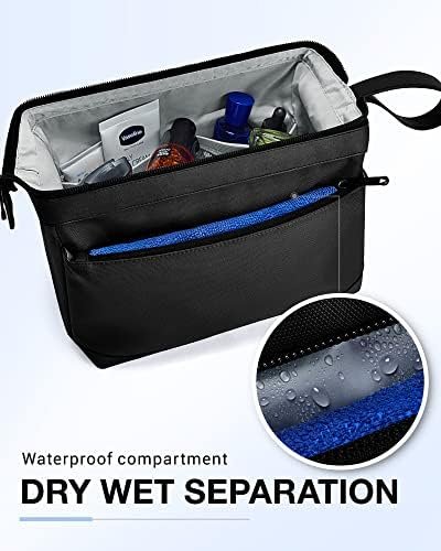 BAGSMART Toiletry Bag for Men, Wide Opening Travel Toiletry Bag for Men, Dopp Ki... - Image 3