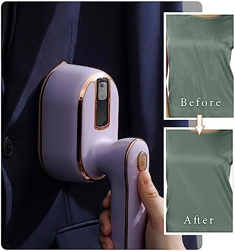 Travel Steamer Iron for Clothes Mini: handheld size portable fabric clothing ste... - Image 9