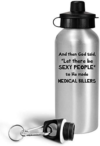 Funny Gifts for Sexy Medical Biller Water Bottle Tumbler Portable Drinkware - He... - Image 3