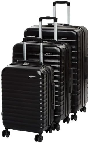 Amazon Basics 3-Piece Luggage Sets (21", 26", 30"), Suitcase with Wheels, Hardsi... - Image 2