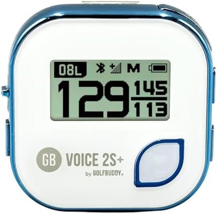 GOLFBUDDY Voice 2S+ Talking GPS Rangefinder, Clip on Hat Golf Navigation, Slope ... - Image 2