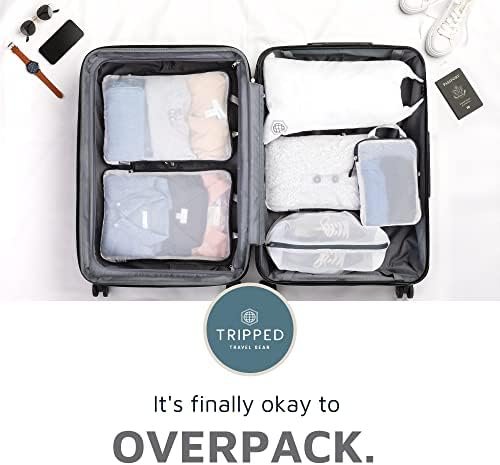 Large Packing Cube Set with See Through Mesh- Compression Packing Cubes Travel O... - Image 8