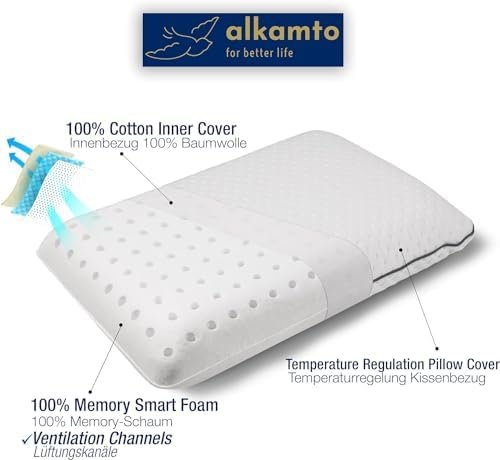 Travel & Camping Comfortable Memory Foam Pillow with Extra Cotton Cover – Easy t... - Image 7
