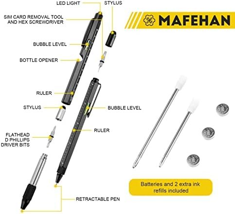 Father's Day Gifts from Daughter Son Wife, 9 in 1 Multitool Pen, Gifts for Men W... - Image 4
