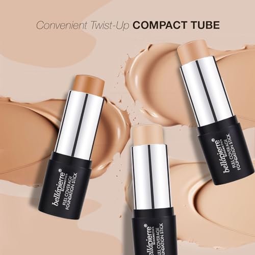 bellapierre Mineral Foundation Stick | Full Coverage Matte Finish | Cruelty Free... - Image 4