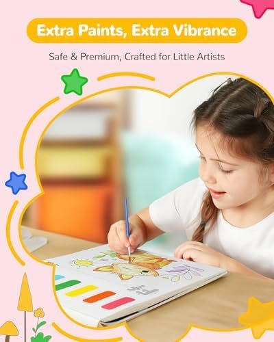 TECJOE Paint with Water Coloring Books for Toddlers, A to Z 26 Pages Animal Wate... - Image 4