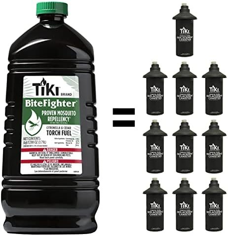 TIKI Brand BiteFighter Mosquito Repellent Torch Fuel for Outdoors, 128 oz, 12211... - Image 7