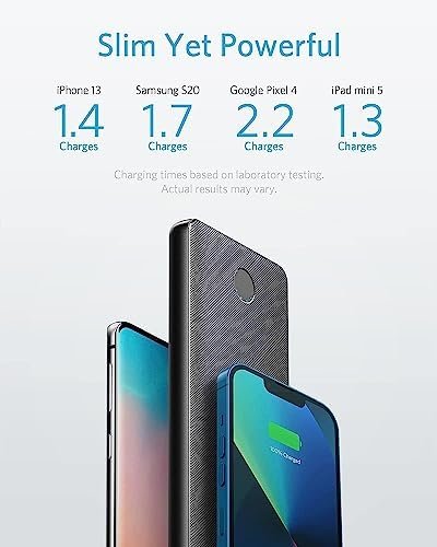Anker Portable Charger, USB-C PortableCharger 10000mAh with 20W Power Delivery, ... - Image 6