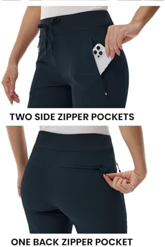 Rdruko Women's Hiking Pants Quick Dry Lightweight Water Resistant Outdoor Pants ... - Image 4