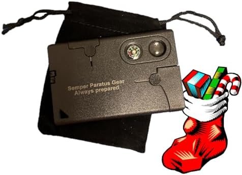 Semper Paratus Gear Gifts for men MultiTools - 10 in 1 Credit Card Pocket Multi ... - Image 2