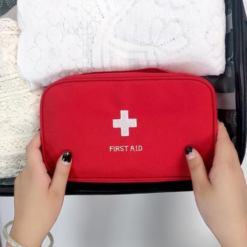 Portable Empty First Aid Bag Medical Storage Bag Mini Emergency Survival Pouch B... - Image 9