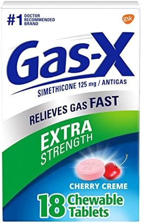 Gas-X Extra Strength Chewable Gas Relief Tablets with Simethicone 125 mg, Cherry... - Image 2