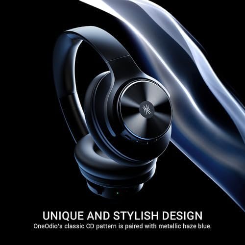 OneOdio Hybrid Active Noise Cancelling Headphones - 62H Battery, Hi-Res Audio, T... - Image 5