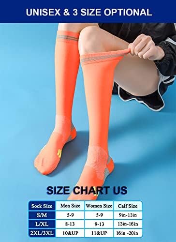 3 Pairs Compression Socks for Women 20-30 mmhg Knee High, Womens Compression Soc... - Image 8