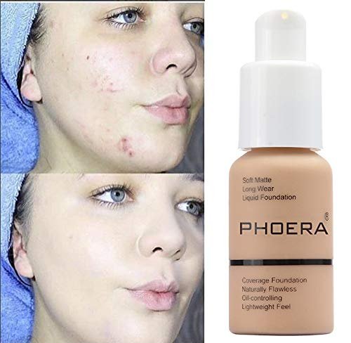 BestLand 2Pack PHOERA Foundation Full Coverage Liquid Foundation Cream - Long-la... - Image 6