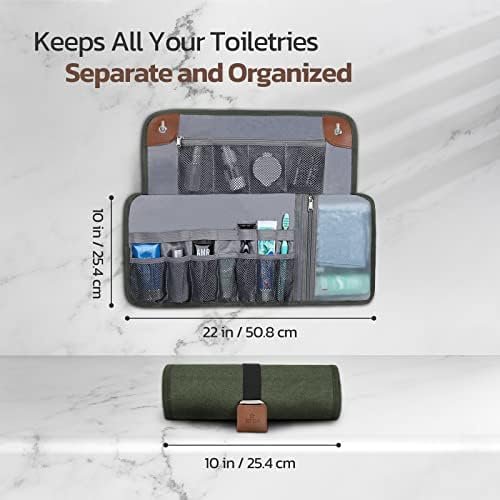 Toiletry Bag for Men, Travel Essentials Travel Toiletry Bag, Water-Resistant Com... - Image 3