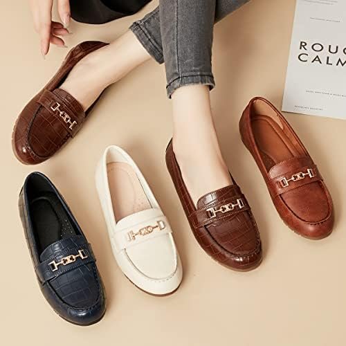 DeYashopin Women's Flats Shoes Leisure Shoes Slip On Work Shoes Comfort Walking ... - Image 7